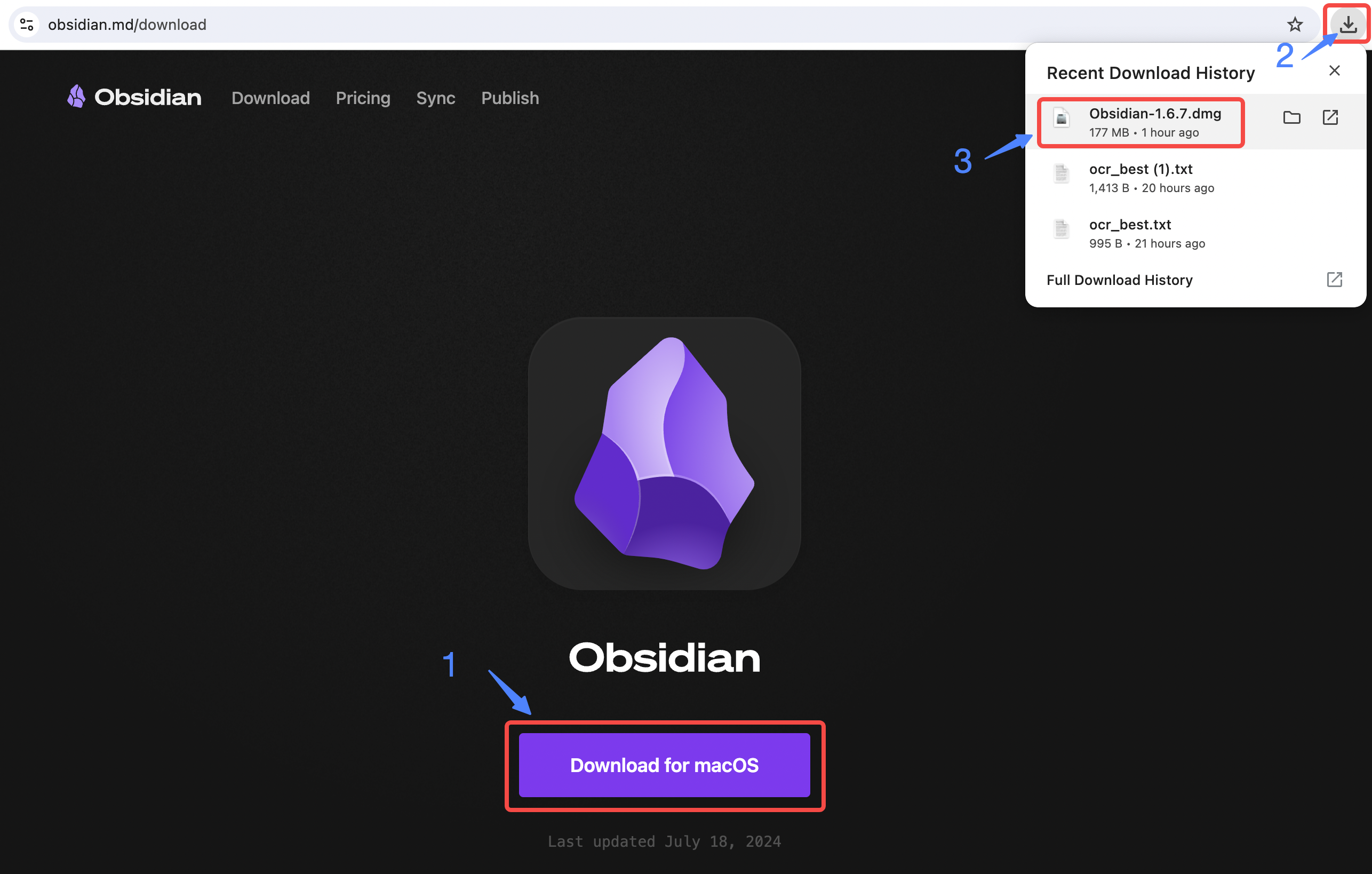 Install Obsidian